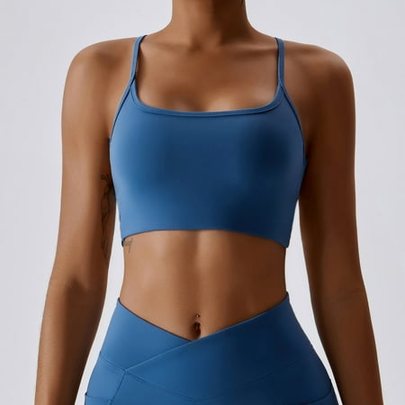 MPWEGNP Bras For Women Women S Sports Bra Padded Crossed Back Bustier Without Underwire Spaghetti Straps Yoga Fitness
MPWEGNP Bras For Women Women S Sports Bra Padded Crossed Back Bustier Without Underwire Spaghetti Straps Yoga Fitness