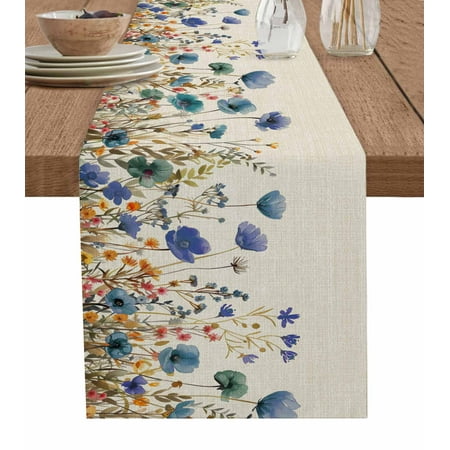 Daisy Flower Butterfly Table Runner for Dining Table Kitchen Decor Tablecloth Wedding Dining Table Runner
Daisy Flower Butterfly Table Runner for Dining Table Kitchen Decor Tablecloth Wedding Dining Table Runner