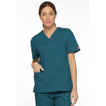 Dickies EDS Signature Scrubs Top for Women V-Neck 86706