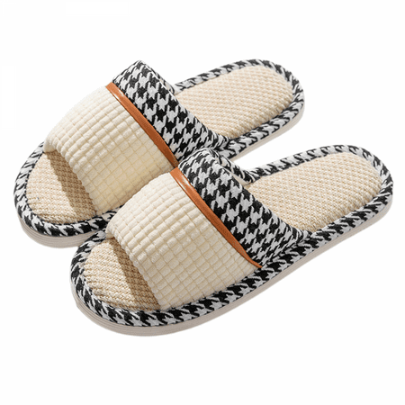 JUSTUP Women Mens Unisex Washable Cotton Open-Toe Home Slippers Indoor Shoes Casual Flax Soft Non-Slip Sole Shoes(6-6.5)
JUSTUP Women Mens Unisex Washable Cotton Open-Toe Home Slippers Indoor Shoes Casual Flax Soft Non-Slip Sole Shoes(6-6.5)