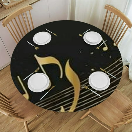 SHERONV Musical Notes Round Tablecloth | Stain Resistant Washable | Perfect for Indoor Outdoor Kitchen Dining Wedding Parties 38 -42
SHERONV Musical Notes Round Tablecloth | Stain Resistant Washable | Perfect for Indoor Outdoor Kitchen Dining Wedding Parties 38 -42