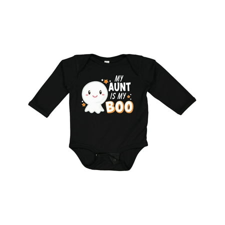 Inktastic My Aunt is My Boo with Cute Ghost Gift Baby Boy or Baby Girl Long Sleeve Bodysuit 
Inktastic My Aunt is My Boo with Cute Ghost Gift Baby Boy or Baby Girl Long Sleeve Bodysuit