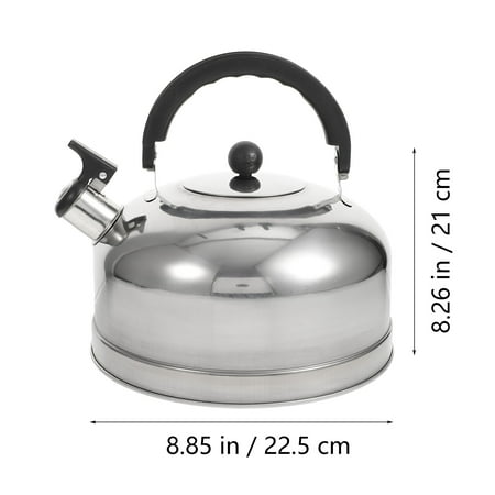 HOMEMAXS Stainless Steel Water Kettle Flat Bottom Teakettle Whistling Teakettle
HOMEMAXS Stainless Steel Water Kettle Flat Bottom Teakettle Whistling Teakettle