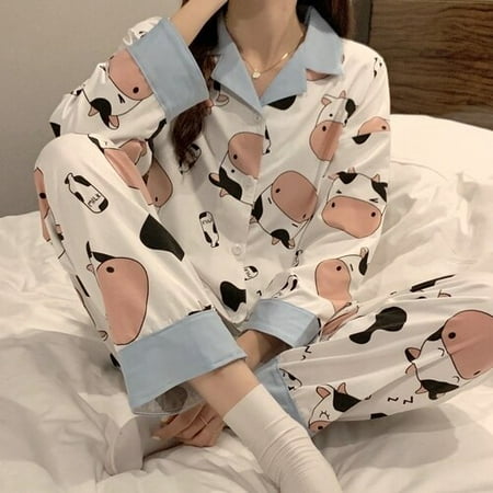PIKADINGNIS New Women Home Clothes Autumn Winter Long Sleeved Women Pajamas Set Long Pant Girls Pyjamas Set Cotton Leisure Sleepwear Set
PIKADINGNIS New Women Home Clothes Autumn Winter Long Sleeved Women Pajamas Set Long Pant Girls Pyjamas Set Cotton Leisure Sleepwear Set