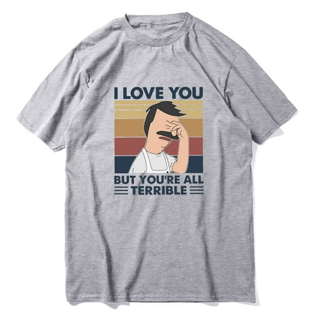 Envmenst Boys Short Sleeve T-Shirt I Love You But You re All Terrible Vintage Funny T Shirt Fashion Graphic Kids Girls Cotton Top
Envmenst Boys Short Sleeve T-Shirt I Love You But You re All Terrible Vintage Funny T Shirt Fashion Graphic Kids Girls Cotton Top