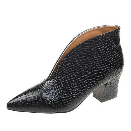 Mortilo Autumn Women Ankle Boots Heel Mid Heel Print Solid Color Pointed Toe Comfortable Slip On Gift
Mortilo Autumn Women Ankle Boots Heel Mid Heel Print Solid Color Pointed Toe Comfortable Slip On Gift
