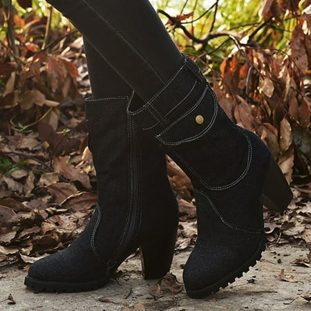 Tangnade Boots for Women on Sale Women s Winter Fashion Squared Heel Vintage Canvas Round Toe Zip Up Boots Shoes
Tangnade Boots for Women on Sale Women s Winter Fashion Squared Heel Vintage Canvas Round Toe Zip Up Boots Shoes