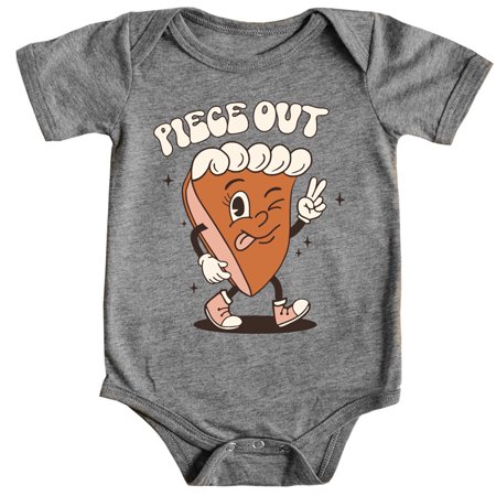 Peace Out Pie Funny Fall Shirts and Bodysuits for Infant Baby and Toddler Girls Granite Heather Bodysuit 24 Months
Peace Out Pie Funny Fall Shirts and Bodysuits for Infant Baby and Toddler Girls Granite Heather Bodysuit 24 Months