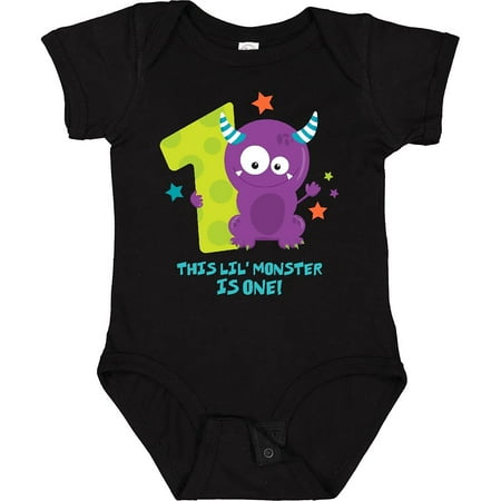 inktastic Monster 1st Birthday Baby Bodysuit 18 Months 0040 Black 2c4b6
