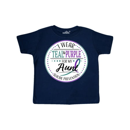 Inktastic Suicide Prevention- I Wear Teal and Purple for My Aunt Gift Toddler Boy or Toddler Girl T-Shirt
Inktastic Suicide Prevention- I Wear Teal and Purple for My Aunt Gift Toddler Boy or Toddler Girl T-Shirt