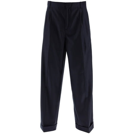 Etro Striped Wool Cropped Trousers Men