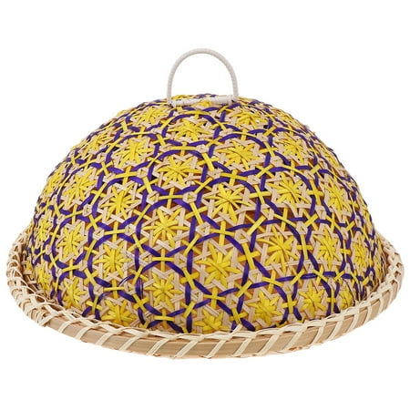 Etereauty Food Cover Tray Fruit Rattan Tent Round Basket Storage Lid Covers Plate Serving Traditional Chinese Steak Woven Bamboo
Etereauty Food Cover Tray Fruit Rattan Tent Round Basket Storage Lid Covers Plate Serving Traditional Chinese Steak Woven Bamboo