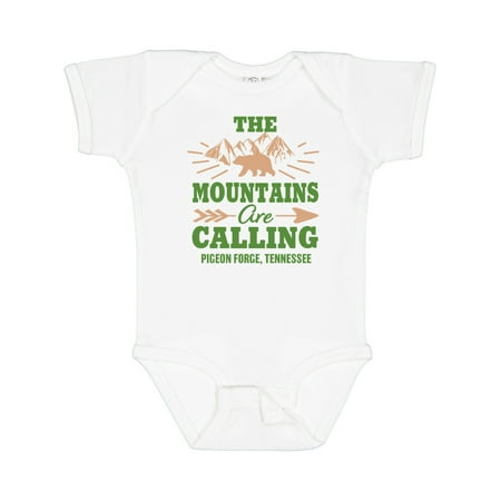 Inktastic Pigeon Forge Tennessee the Mountains Are Calling Gift Baby Boy or Baby Girl Bodysuit
Inktastic Pigeon Forge Tennessee the Mountains Are Calling Gift Baby Boy or Baby Girl Bodysuit