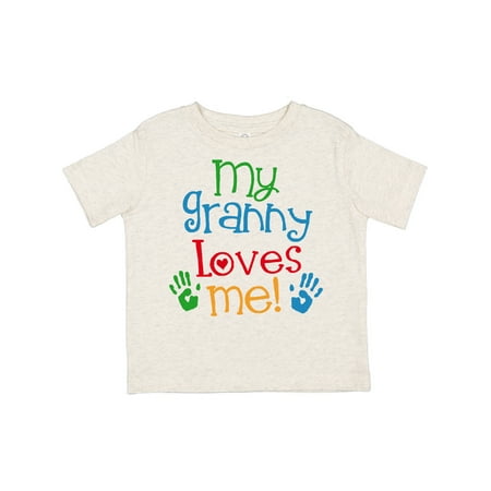 Inktastic My Granny Love Me Gift Toddler Boy or Toddler Girl T-Shirt