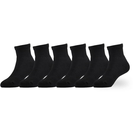 EPEIUS Kids Boys/Girls Cushioned Socks Thick Cotton Athletic Running Socks Low cut Sports 6 Pack 10-14 Years Black
EPEIUS Kids Boys/Girls Cushioned Socks Thick Cotton Athletic Running Socks Low cut Sports 6 Pack 10-14 Years Black