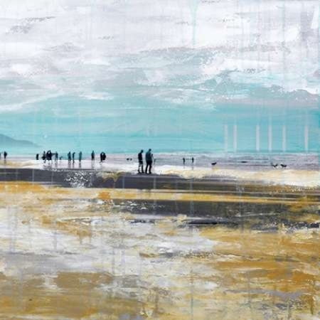 Beach III Stretched Canvas - Clara Summer (12 x 12)