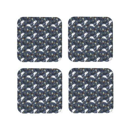 Lukts Halloween A Print Leather Drinks Coasters Set of 4 Suitable or Drinks Furniture Protection and Easy Clean up-Square
Lukts Halloween A Print Leather Drinks Coasters Set of 4 Suitable or Drinks Furniture Protection and Easy Clean up-Square
