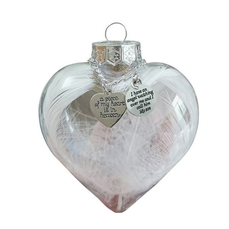 Veki Heart Memorial Ornaments Heart Of 1PC Piece Shape In My Christmas A Heave Ornament Is Home Decor Ceiling Drapes for Weddings with Lights
Veki Heart Memorial Ornaments Heart Of 1PC Piece Shape In My Christmas A Heave Ornament Is Home Decor Ceiling Drapes for Weddings with Lights