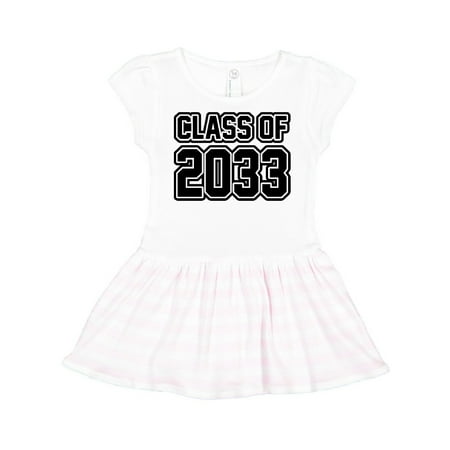 Inktastic class of 2033 Gift Toddler Girl Dress