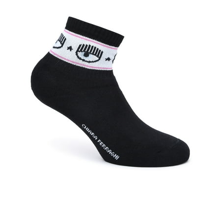 Chiara Ferragni Woman Calze Logomania Glitter