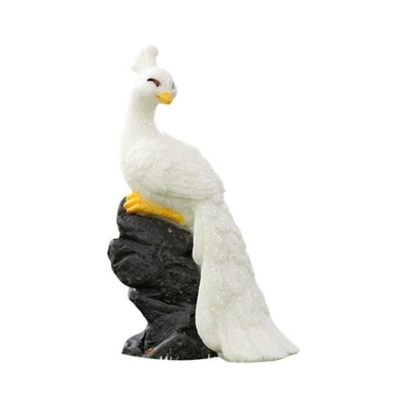 JANGSLNG Peacock Ornament Decorative Realistic Hand-crafted Photo Props Resin Garden Micro Landscape Peacock Home Decor
JANGSLNG Peacock Ornament Decorative Realistic Hand-crafted Photo Props Resin Garden Micro Landscape Peacock Home Decor
