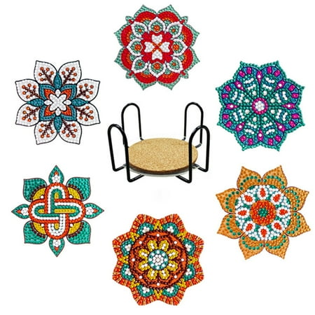 Boc 1 Set Cup Coaster DIY Non-slip Heat-resistant Anti-scald Anti-deform Acrylic Faux Diamond Painting Cup Mat Kitchen Supplies
Boc 1 Set Cup Coaster DIY Non-slip Heat-resistant Anti-scald Anti-deform Acrylic Faux Diamond Painting Cup Mat Kitchen Supplies