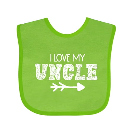 Inktastic I Love My Uncle with Arrow Gift Baby Boy or Baby Girl Bib
Inktastic I Love My Uncle with Arrow Gift Baby Boy or Baby Girl Bib