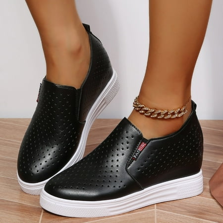 Aayomet Casual Slip on Shoes for Women under 30 Casual Women s Non Hollow Out Slip Solid Color Slip On Thick Sole Breathable Black 6.5
Aayomet Casual Slip on Shoes for Women under 30 Casual Women s Non Hollow Out Slip Solid Color Slip On Thick Sole Breathable Black 6.5