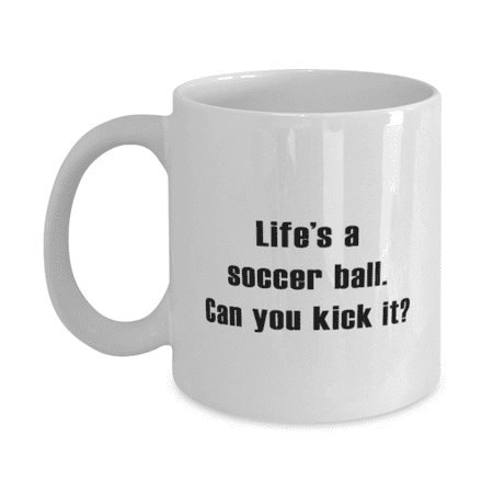 Soccer Mug - Soccer Coffee Cup - Life s A Soccer Ball - Soccer Coffee Mug White 11oz
Soccer Mug - Soccer Coffee Cup - Life s A Soccer Ball - Soccer Coffee Mug White 11oz