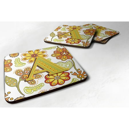 Caroline s Treasures CJ2003-FC-Parent Set of 4 Letter Floral Mustard and Green Foam Coasters CJ2003 multicolor
Caroline s Treasures CJ2003-FC-Parent Set of 4 Letter Floral Mustard and Green Foam Coasters CJ2003 multicolor
