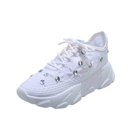 HGWXX7 Mesh Rhinestone Platform Platform Wedge-Heel Hollow Lace-Up Sneakers Fall Shoes
HGWXX7 Mesh Rhinestone Platform Platform Wedge-Heel Hollow Lace-Up Sneakers Fall Shoes