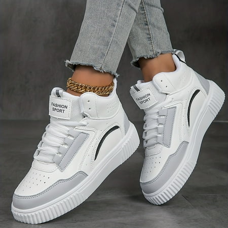 KINODAY Colorblock Casual Sneakers Lace Up Lightweight Platform Skate Shoes Versatile High-top Comfy Trainers
KINODAY Colorblock Casual Sneakers Lace Up Lightweight Platform Skate Shoes Versatile High-top Comfy Trainers