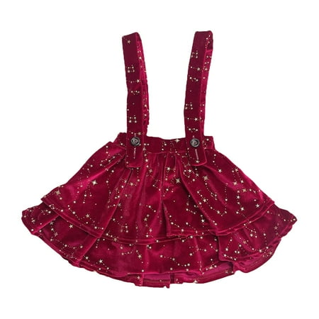 Toddler Girl s Double Suspender Skirt Velvet Short Skirt Children s Velvet Star Suspender Skirt For 0 To 6 Years Dresses For Girls
Toddler Girl s Double Suspender Skirt Velvet Short Skirt Children s Velvet Star Suspender Skirt For 0 To 6 Years Dresses For Girls