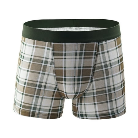 Dadaria Mens Boxers Underwear Men Underwear Cotton Large Size Fatty Men Boxer Underpants Plaid Printed Style Green M Men
Dadaria Mens Boxers Underwear Men Underwear Cotton Large Size Fatty Men Boxer Underpants Plaid Printed Style Green M Men