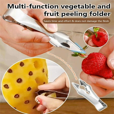 Kitchen Multi-Functional Fruit and Vegetable Remover Clip Stainless Steel Pineapple Clip Pineapple Eye Remover Fruit and Vegetable Remover Clearance
Kitchen Multi-Functional Fruit and Vegetable Remover Clip Stainless Steel Pineapple Clip Pineapple Eye Remover Fruit and Vegetable Remover Clearance
