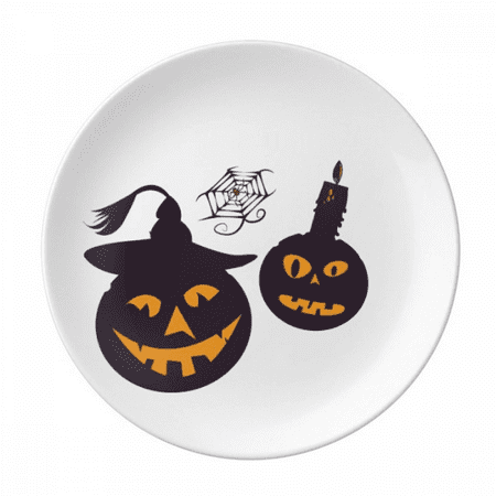 Halloween Pumpkins Candles Cobwebs Plate Decorative Porcelain Salver Tableware Dinner Dish
Halloween Pumpkins Candles Cobwebs Plate Decorative Porcelain Salver Tableware Dinner Dish