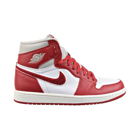 

Women s Jordan 1 Retro Hi OG Lt Iron Ore/Varsity Red-Sail (DJ4891 061) - 12