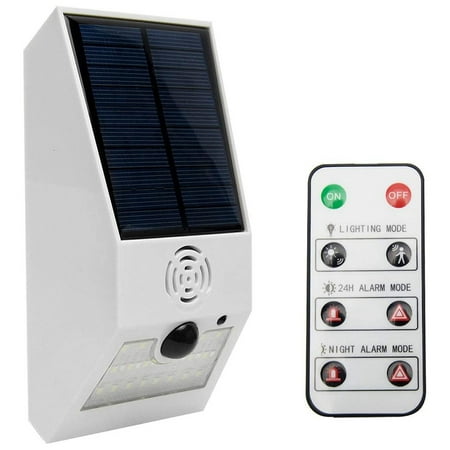 Solar Alarm Light Solar Strobe Light with Motion Detector Solar Alarm Light Motion Detector with Remote Control White
Solar Alarm Light Solar Strobe Light with Motion Detector Solar Alarm Light Motion Detector with Remote Control White