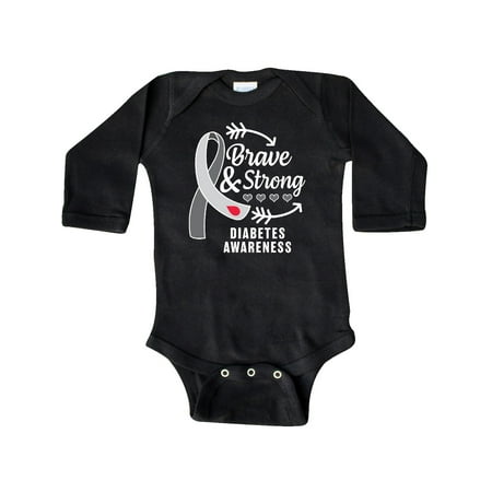 Inktastic Diabetes Awareness Brave and Strong Gift Baby Boy or Baby Girl Long Sleeve Bodysuit 
Inktastic Diabetes Awareness Brave and Strong Gift Baby Boy or Baby Girl Long Sleeve Bodysuit
