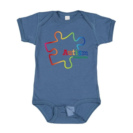 Inktastic Rainbow Gradient Autism Gift Baby Boy or Baby Girl Bodysuit