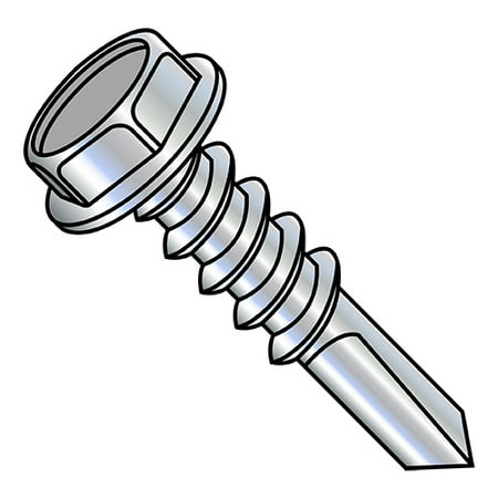 5/16-12X2 1/2 Unslotted Hex Washer With Number 5 Point Full Thread Self Drill Screw Zinc (Pack Qty 600) BC-3140KW5
5/16-12X2 1/2 Unslotted Hex Washer With Number 5 Point Full Thread Self Drill Screw Zinc (Pack Qty 600) BC-3140KW5