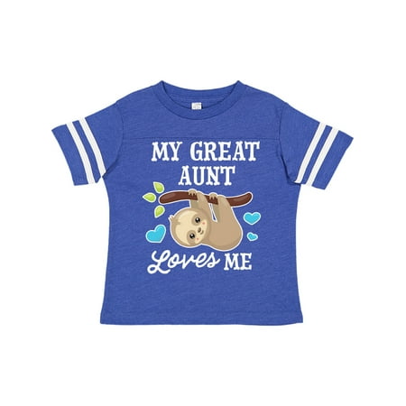 Inktastic My Great Aunt Loves Me with Sloth and Hearts Gift Toddler Boy or Toddler Girl T-Shirt
Inktastic My Great Aunt Loves Me with Sloth and Hearts Gift Toddler Boy or Toddler Girl T-Shirt