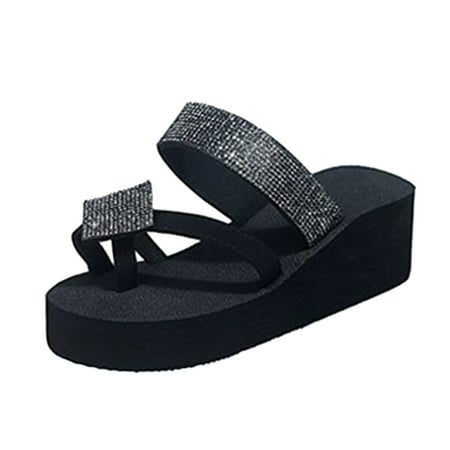 Tangnade Ladies daily all-match casual shoes Women s Fashion Color Diamond Butterfly Flip Flops Casual Wedge Slippers Black 38
Tangnade Ladies daily all-match casual shoes Women s Fashion Color Diamond Butterfly Flip Flops Casual Wedge Slippers Black 38