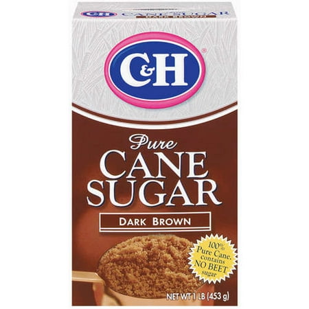 C&H Pure Cane Dark Brown Sugar, 1 Lb - Walmart.com