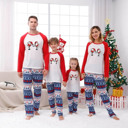 Dadaria Matching Christmas Pajamas Parent-child Warm Christmas Set Printed Home Wear Pajamas Two-piece Mom Set Blue Women L
Dadaria Matching Christmas Pajamas Parent-child Warm Christmas Set Printed Home Wear Pajamas Two-piece Mom Set Blue Women L