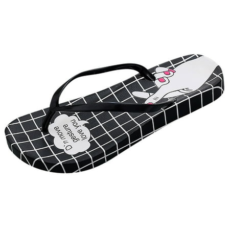 SEMIMAY Slippers For Women Ladies Flip Flops Open Toe Cartoon Love Print Bohemian Sandals Casual Shoes
SEMIMAY Slippers For Women Ladies Flip Flops Open Toe Cartoon Love Print Bohemian Sandals Casual Shoes