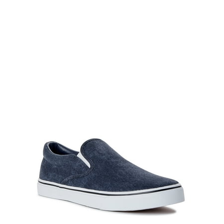 No Boundaries Juniors Clinton Canvas Skate Slip On Sneakers