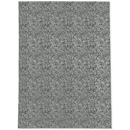 ROUND ABOUT CHARCOAL Kitchen Mat By Kavka Designs