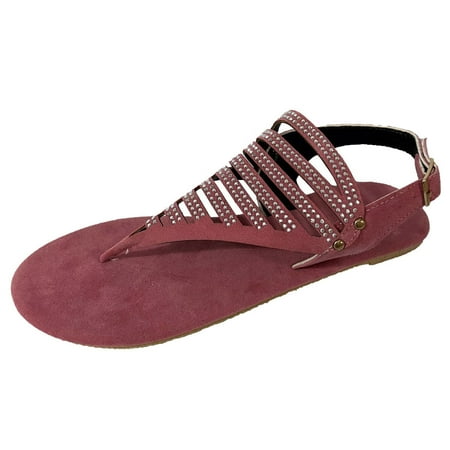 GNEIKDEING Women Summer Rhinestone Buckle Strap Shoes Beach Open Toe Breathable Sandals Gift on Clearance
GNEIKDEING Women Summer Rhinestone Buckle Strap Shoes Beach Open Toe Breathable Sandals Gift on Clearance