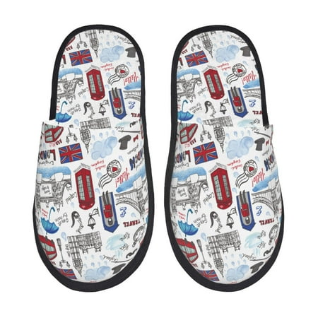 Sigee London Landmark2 for Cozy Furry Slippers Super Soft Indoor and Outdoor Use Non-Slip Sole Slip On House Slippers-Medium
Sigee London Landmark2 for Cozy Furry Slippers Super Soft Indoor and Outdoor Use Non-Slip Sole Slip On House Slippers-Medium